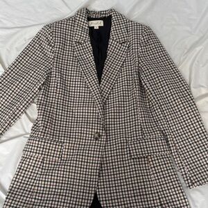 Marked Plaid Blazer for women size small nwot